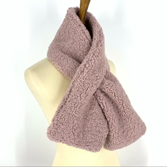 INC Scarf Mauve Pink Soft Fluffy One Size - Picture 4 of 9